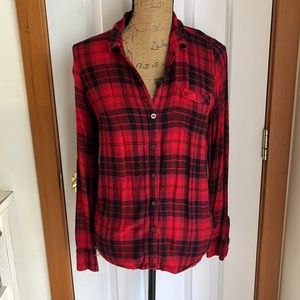 Lucky brand Buffalo plaid flannel shirt